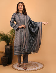 Mystical Grey Kurta Set