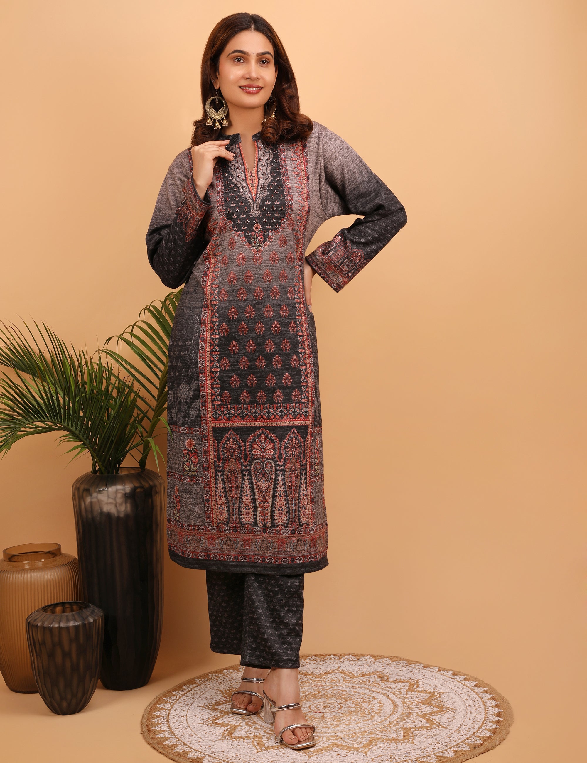 Ember Twilight Woollen Kurta Set