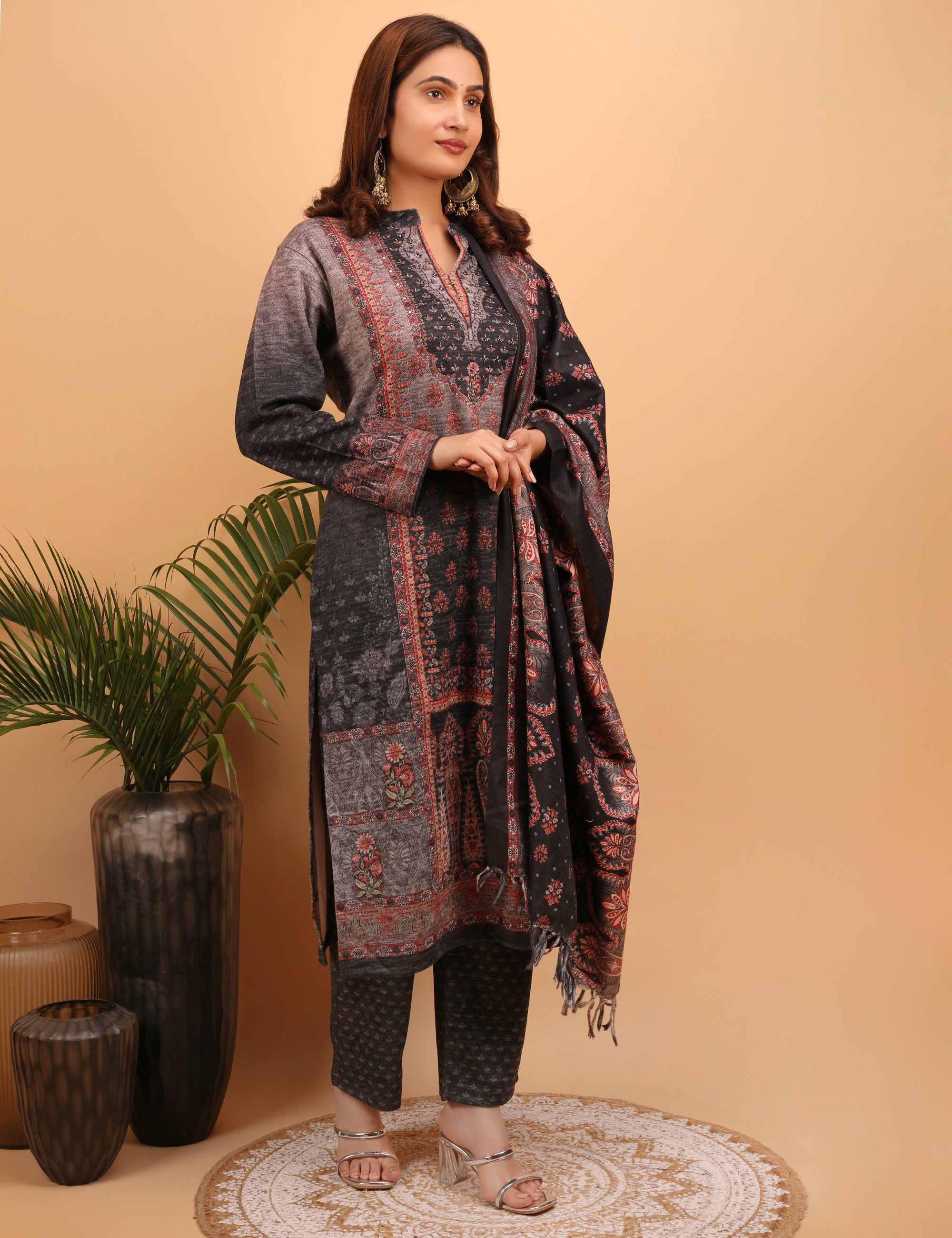 Ember Twilight Woollen Kurta Set