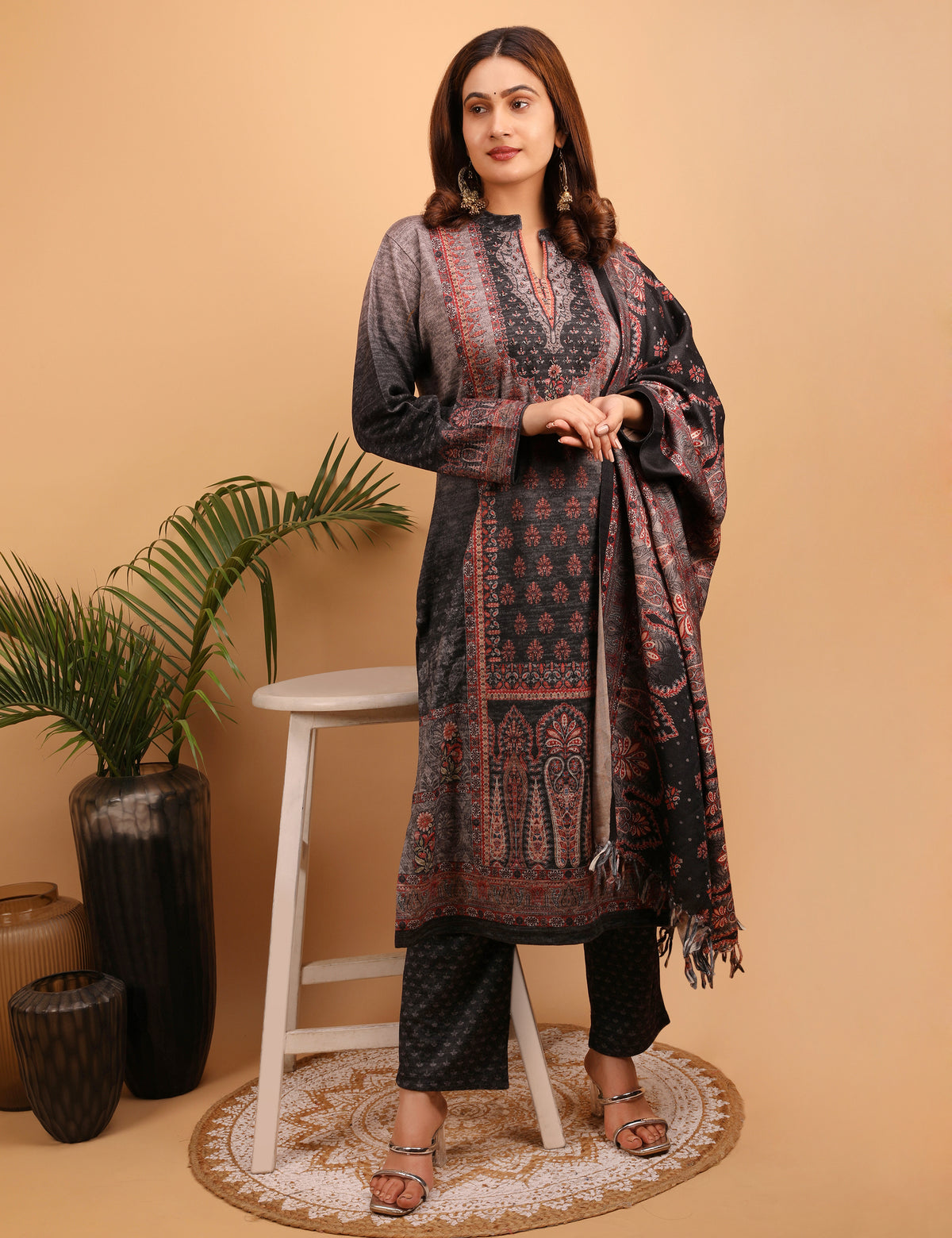 Ember Twilight Woollen Kurta Set