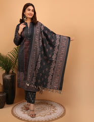 Midnight Mirage Kurta  Set