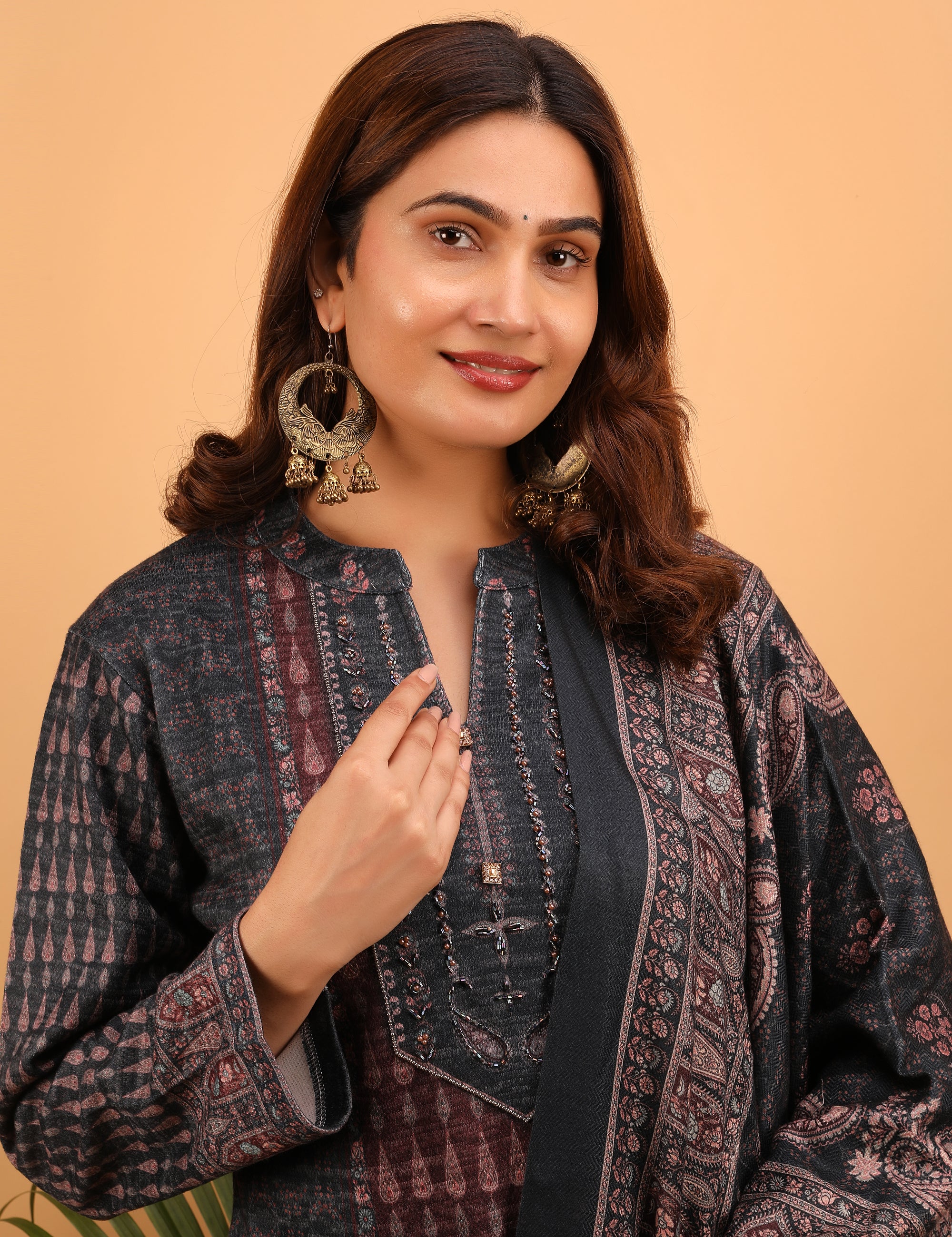 Midnight Mirage Kurta  Set