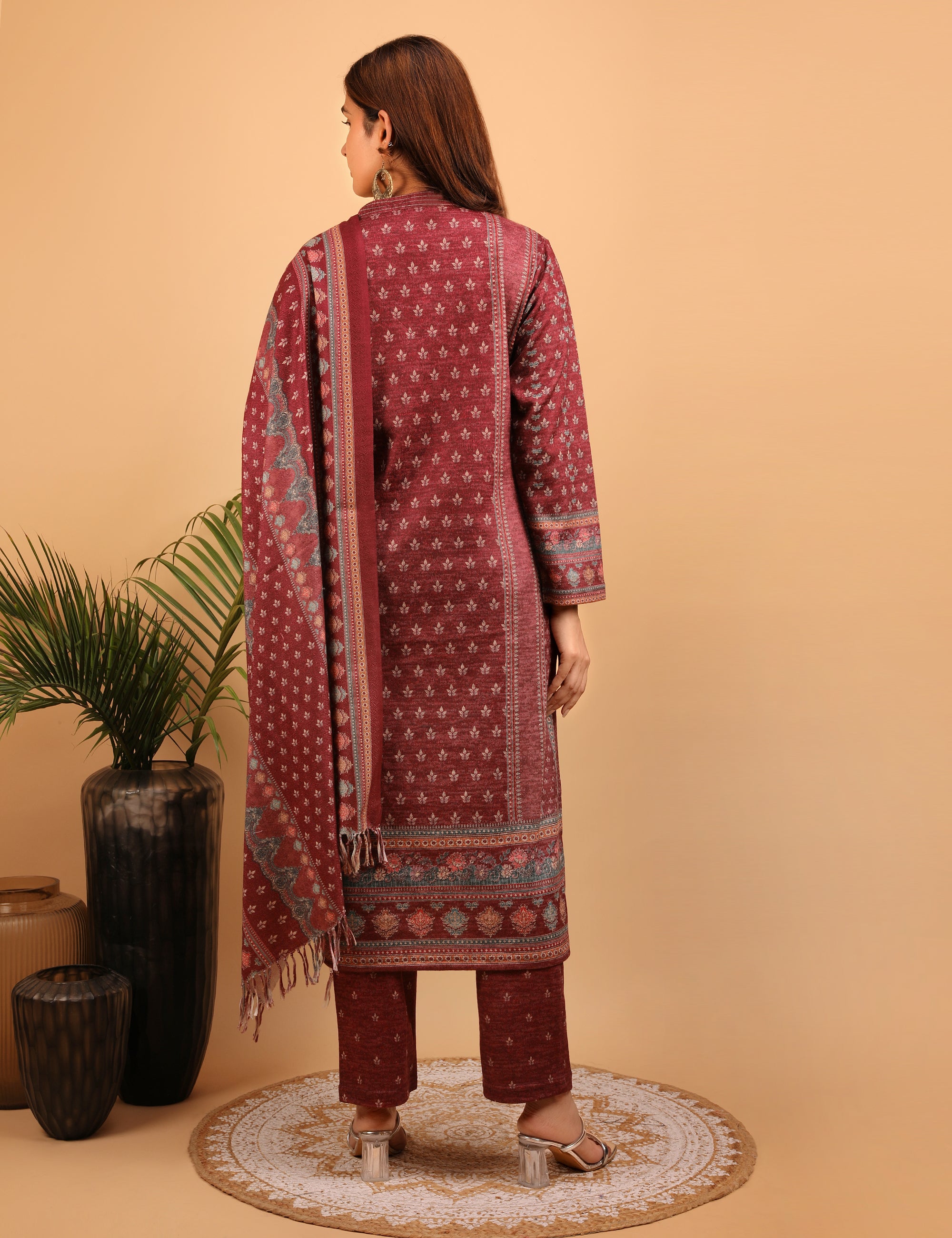 Crimson Majesty Kurta  Set