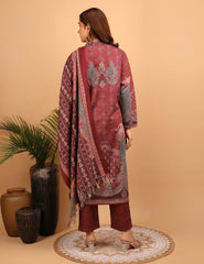 Majestic Ruby Kurta Set