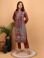 Majestic Ruby Kurta Set