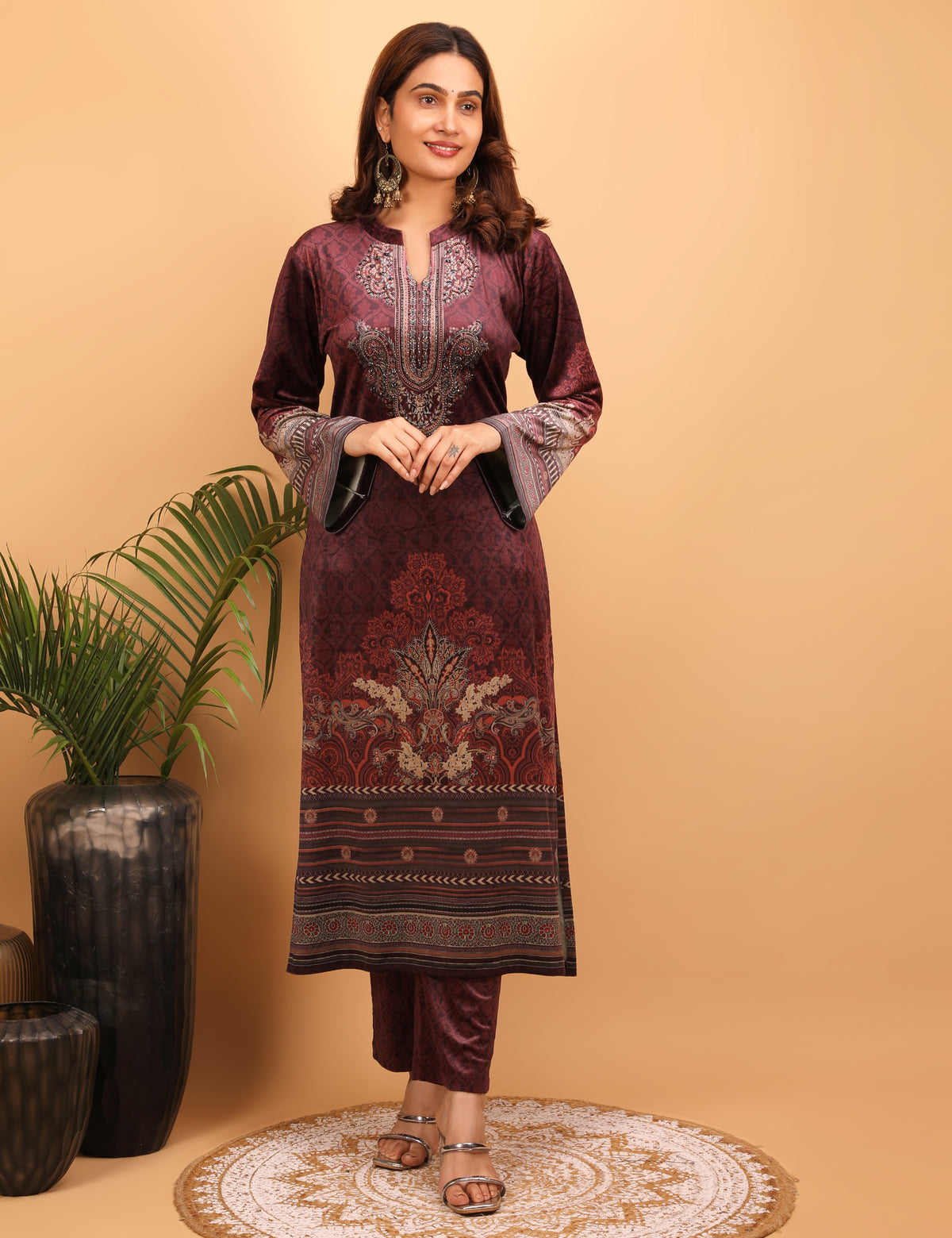 Plum Royale Kurta Set