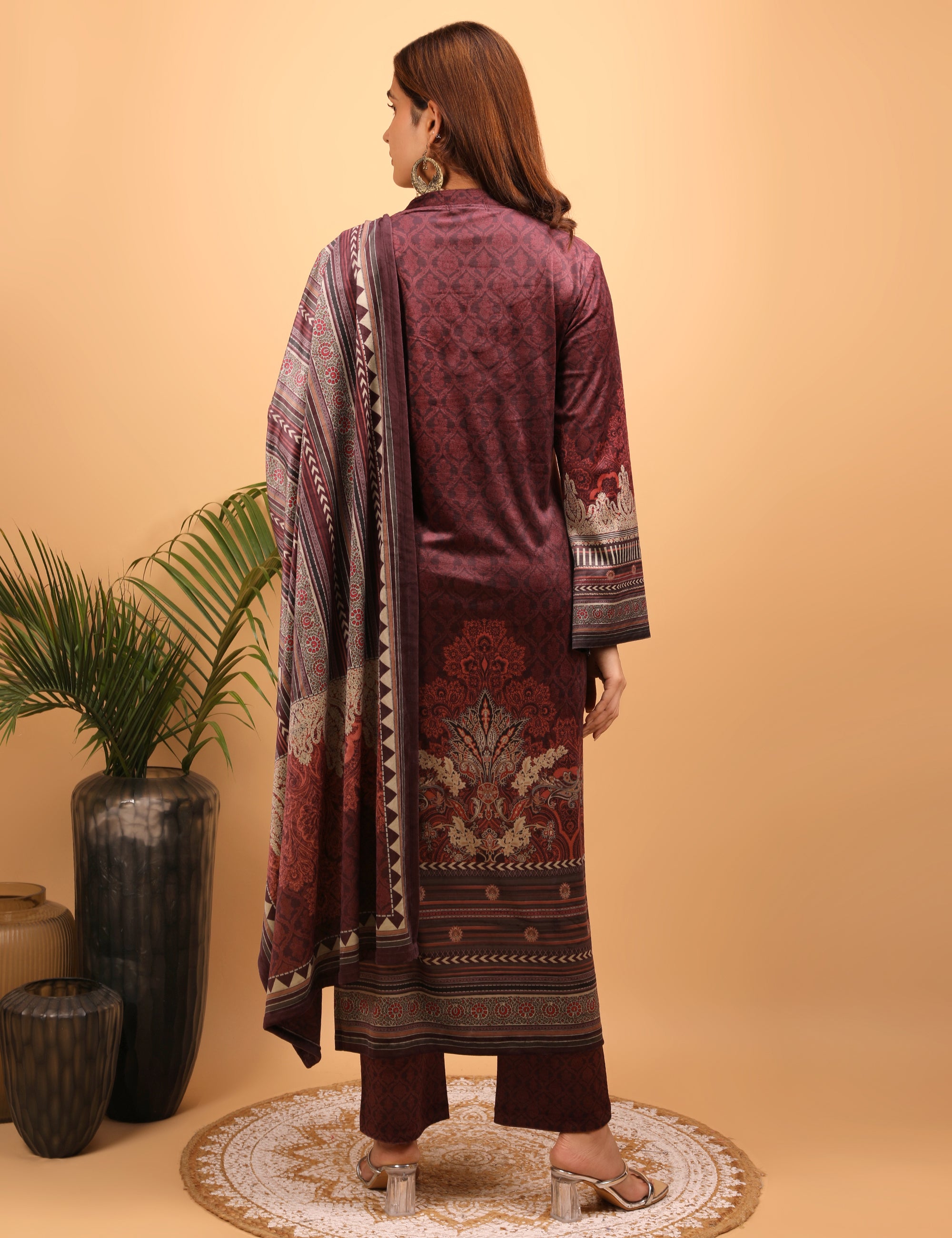 Plum Royale Kurta Set