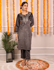 Choco Whisper Luxe Kurta Set