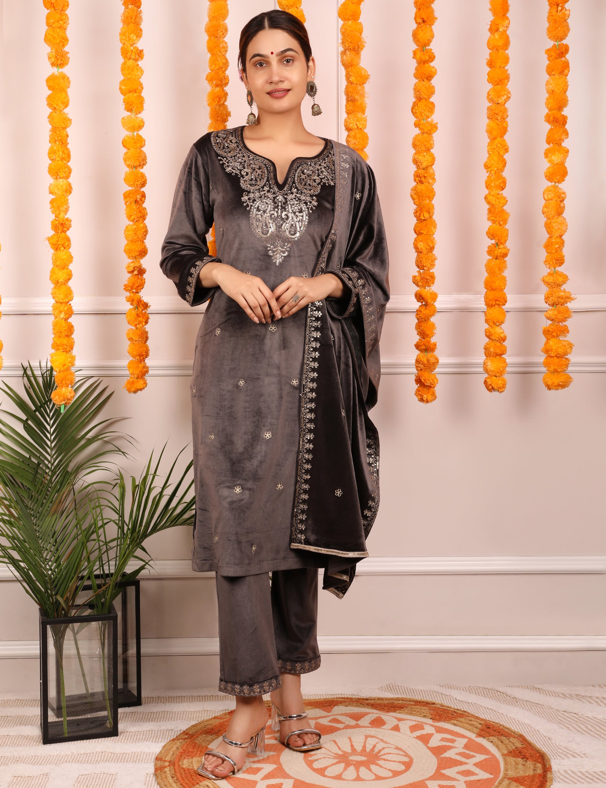 Choco Whisper Luxe Kurta Set